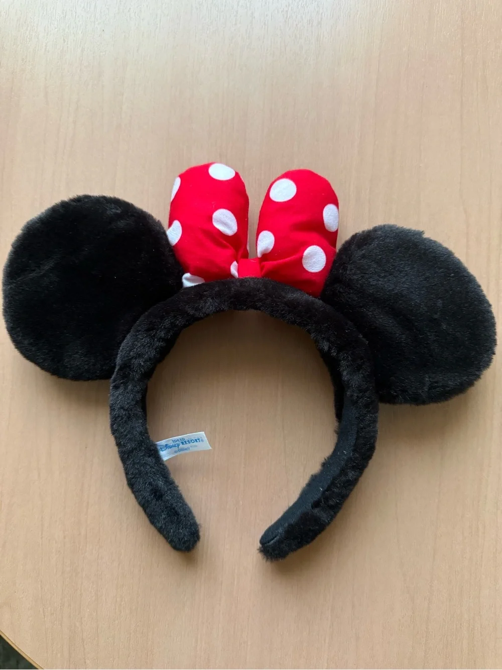 Disney Black Sequin Ear Headband with Heart Details